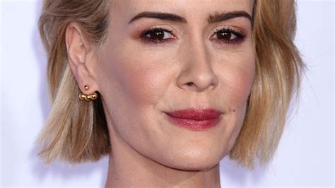What Sarah Paulson Had To Say When Asked About Lea Micheles On Set Behavior