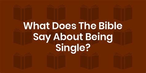 Bible Verses About Being Single King James Version Kjv