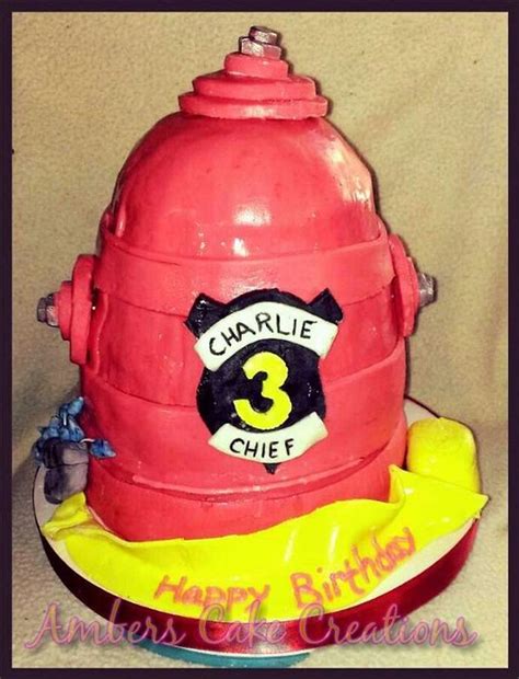 Fire Hydrant Cake Decorated Cake By Amber Hawkes Cakesdecor