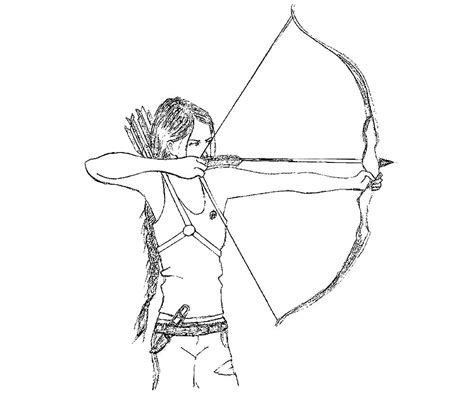 Bow And Arrows Coloring Pages 🖌 To Print And Color