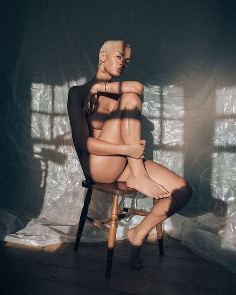 Trans Beauty Talulah Eve Brown Posing Nude