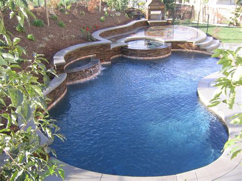 Beautiful Backyard Swimming Pools Create A Tropical Backyard With A