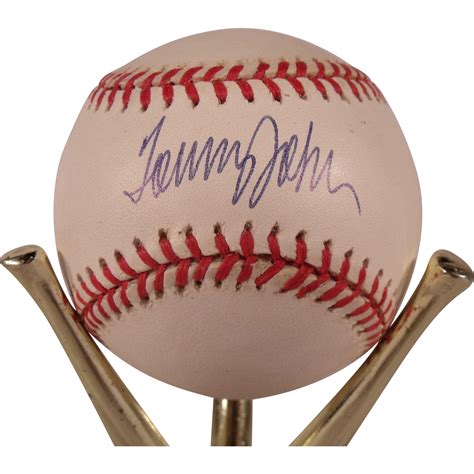 Vintage Tommy John Autographed Baseball The Royal Jackalope Ruby Lane