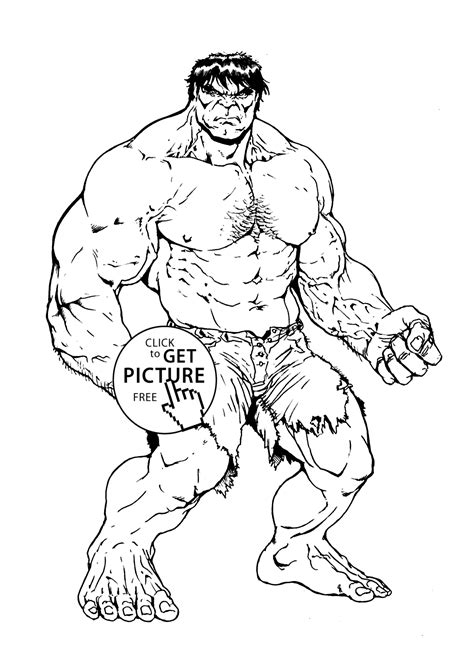 Hulk coloring page andrews 6th bday pinterest. Hulk 1 coloring pages for kids printable free | coloing ...