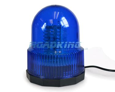 The following page links to this file: 12v & 24v Blue LED Flashing Warning Light | ROADKING.co.uk