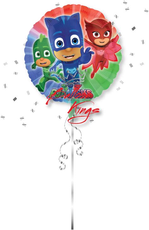 Download Pj Masks Group Pj Masks Birthday Balloons Clipartkey