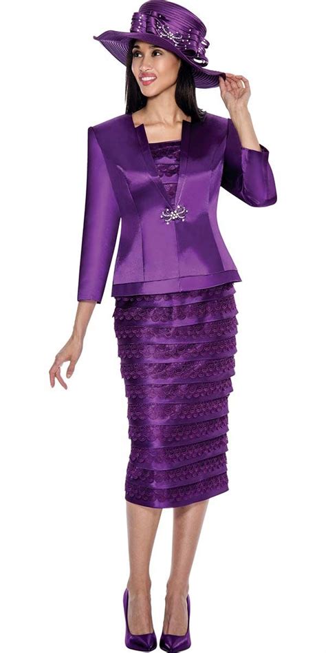 Purple Sizes 8 30w Women Church Suits Womens Dress Suits Church Suits
