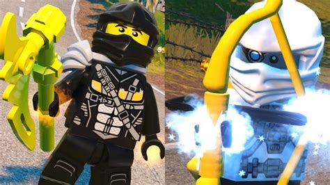 Lego Dc Super Villains How To Make Cole And Zane From Ninjago Youtube