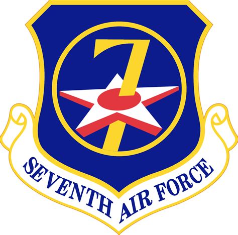 7th Air Force Shield Color