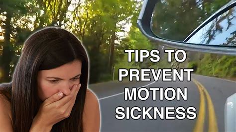 Tips To Prevent Motion Sickness Youtube