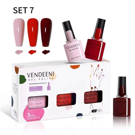 professional uvled nail polish 3pcs 7 5ml gel polish set 7 the tati store