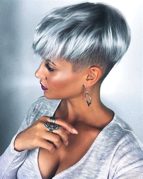 Pin By Jade Alycia Inc® On Hair We Go Again Short Silver Hair Short