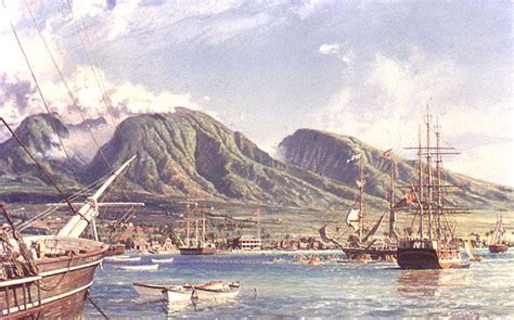 Lahaina Maui The Whaling Brig Isabella Art Marine Artist Nautical Art