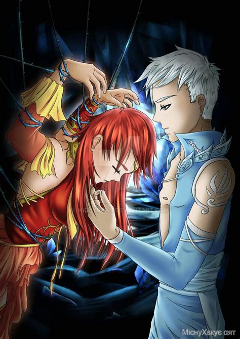 Fire And Ice Collaboration By Michychan On Deviantart