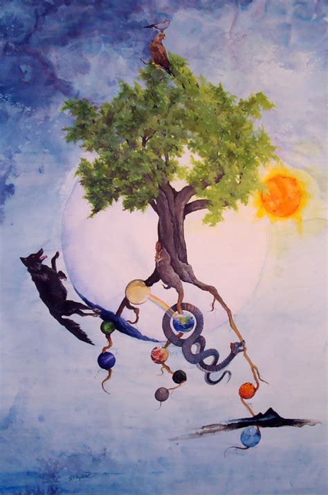 Maybe you would like to learn more about one of these? World of Mythology • Yggdrasil, the tree and the center of ...