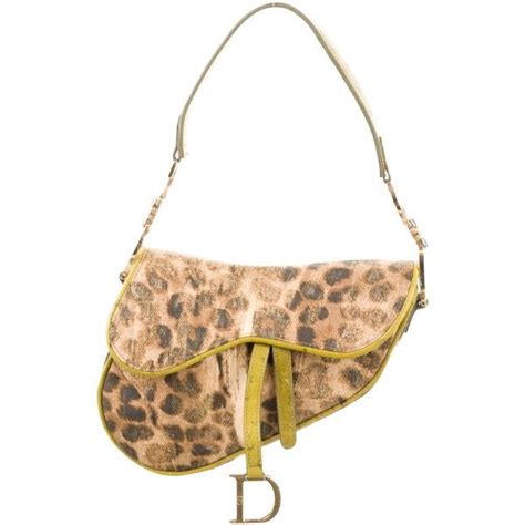 Pre Owned Christian Dior Ostrich Trimmed Mini Saddle Bag €210 Liked