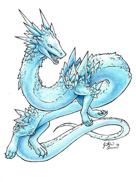 Ice Dragon By Dracontiar On Deviantart