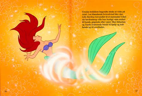 Walt Disney Book Scans The Little Mermaid The Story Of Princess Ariel 1990 1997 And 2016