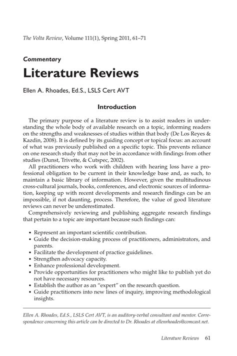 Contoh Literature Review Pdf