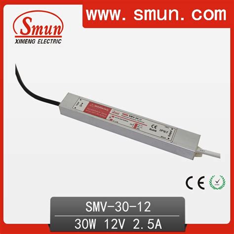 30w 12v 25a Waterproof Ip67 Led Driver Switching Power Supply For Led Strip Light With Ce Rohs
