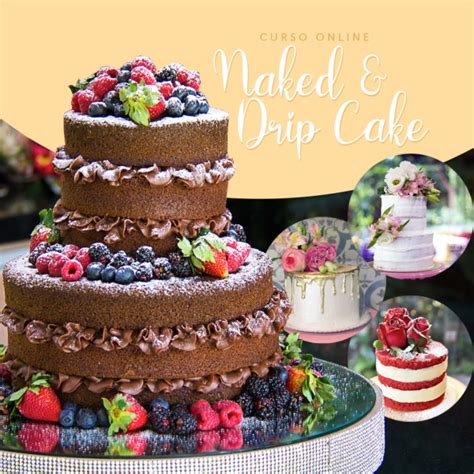 Curso Naked Cake E Drip Cake Kolegio