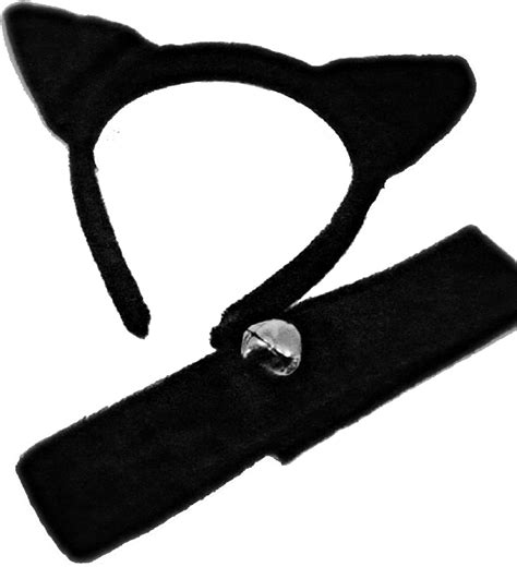 Cat Ears Aliceband And Collar Set Hen Partyfancy Dress