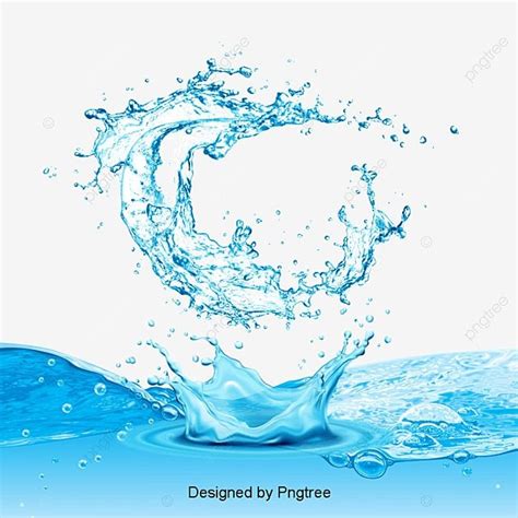 Water Splash Psd Hd Transparent Water Splashing Psd Material Ocean