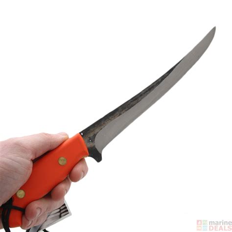 Buy Svord Fillet Knife With Orange Handle Incl Leather Sheath 10in