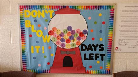 End Of Year Countdown School Decorations Library Bulletin Boards