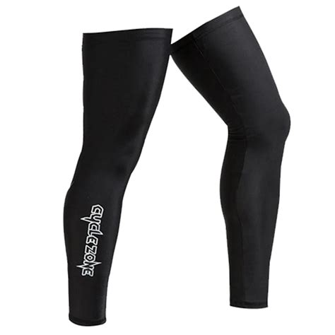 1pair Sports Leg Sleeves Bicycle Cycling Running Uv Protection Leg Warmers Elastic Leg Sleeves