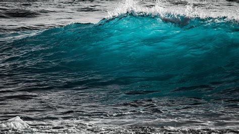Wave Sea Surf Ocean Foam Turquoise Hd Wallpaper Peakpx