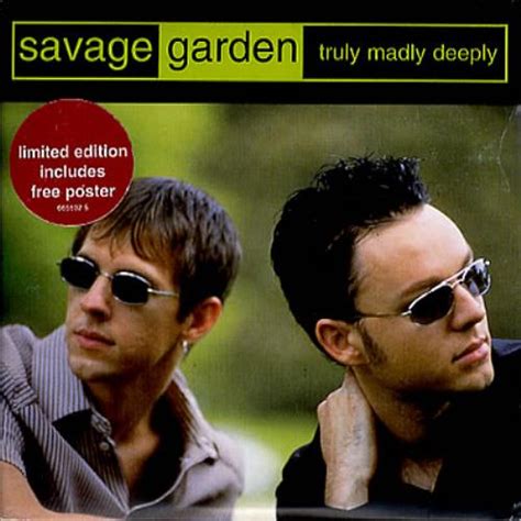 Savage Garden Truly Madly Deeply Uk Cd Single Cd5 5 192585