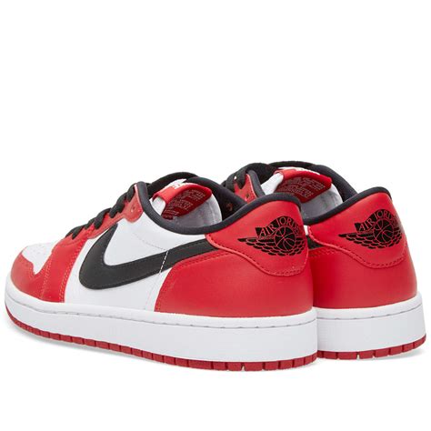 Nike Air Jordan 1 Retro Low Og Varsity Red Black And White End Us