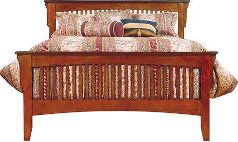 Mission Queen Bed Oak The Brick