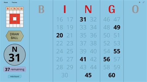 Bingo Master Board