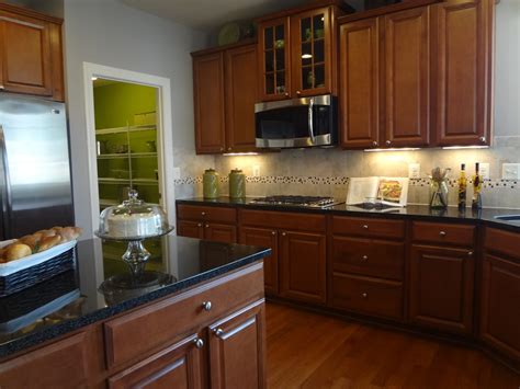 Cognac Color Kitchen Cabinets