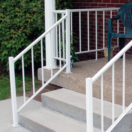 Exterior iron railings for stairs, steps, balconies and porches in our exterior iron railings design galleries, you will find many examples of our custom made to order exterior stair & step railings, balcony railings, porch railings, cable rail systems and glass rail systems. House Front Steps | Aluminum Porch and Deck Railing ...