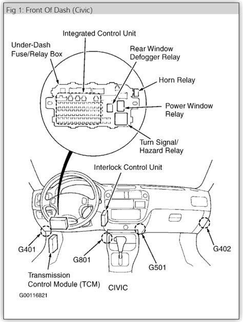 Order honda civic stereo wiring harness online today. Horn Relay: Four Cylinder Front Wheel Drive Automatic 120,000 ...