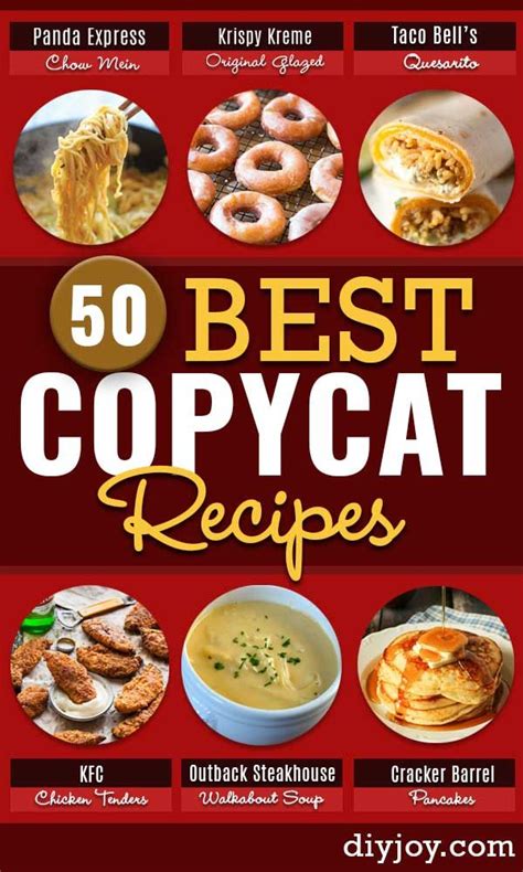 50 Best Copycat Recipes