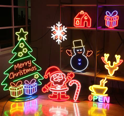 Christmas Wonderland Neon Lamp Led Lights For Indoor Christmas Party