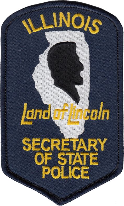 Illinois Secretary Of State Police Shoulder Patch Standard Chicago