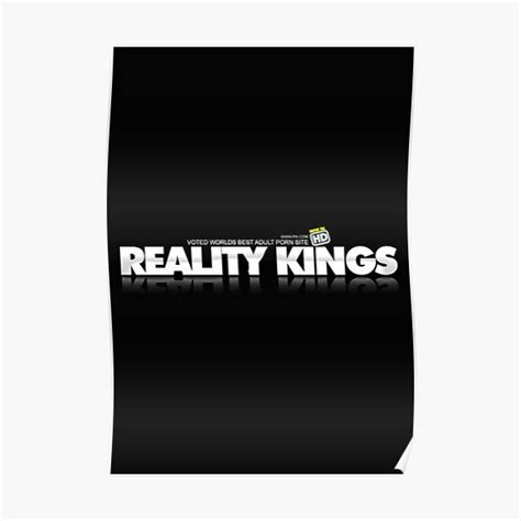 Reality Kings Logo Poster By Maximussi Redbubble