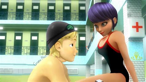 Adult Adrien And Marinette Swimming Edit By Ceewewfrost12 On Deviantart