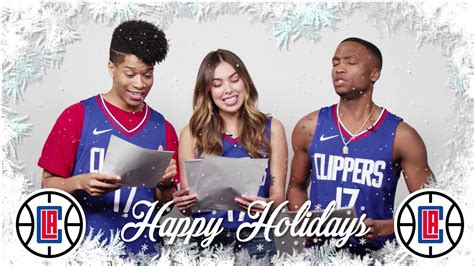 La Clippers Holiday Card Feat The Cast Of Hamilton An American