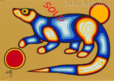 Otter By Jim Oskineegish Anishinaabe Native Canadian Arts