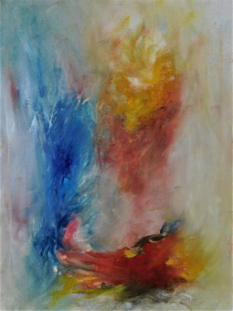 Original Abstract Oil Painting Signed By Nalan Laluk Etsy