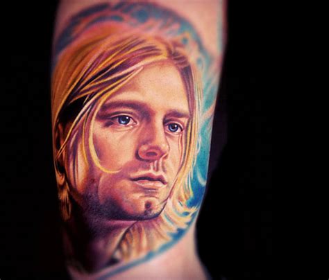 Best 45 Kurt Cobain Tattoos Nsf