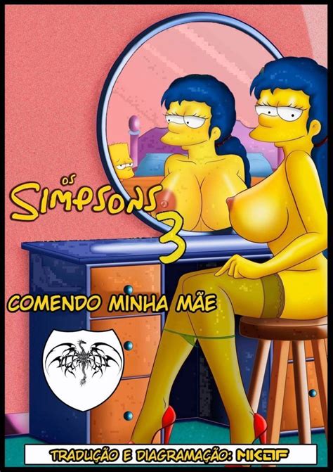Os Simpsons Comendo minha Mãe Quadrinhos de sexo Simpsons Pornô Hentai Home