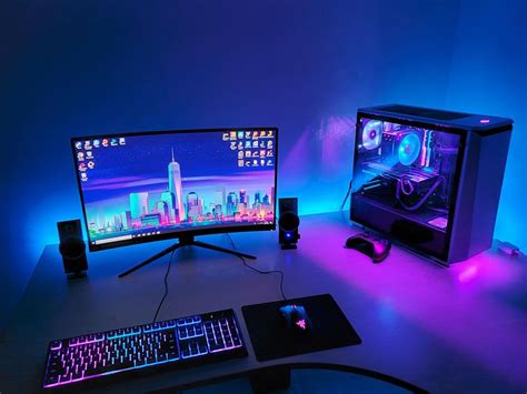 Pin By Rachel On Future Desk Setups Video Game Rooms Video