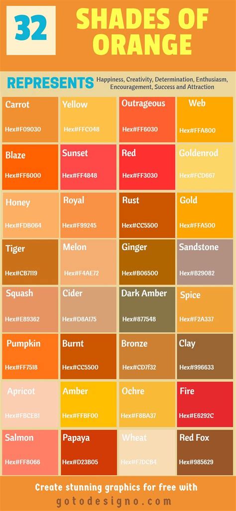 Orange Color Palette Hex Trudi Garland